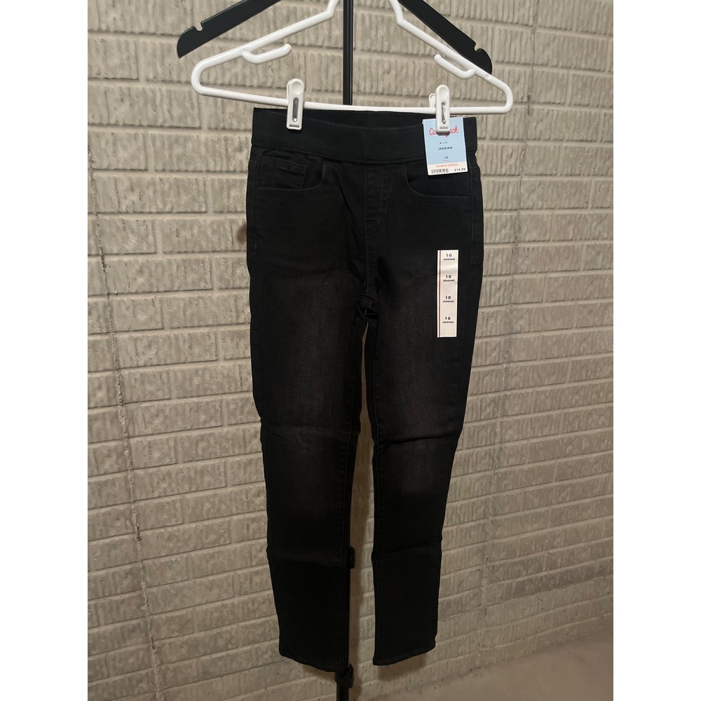 Cat Jack Girls Jeggings Black Ultimate Stretch Size 10‎